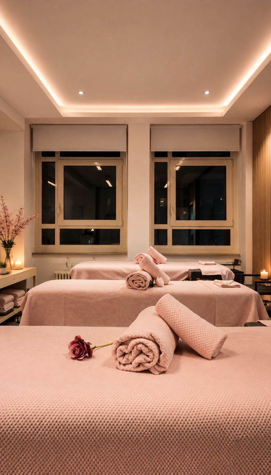 Salle de soins et de massage de Women's Beauty Academy à Bruxelles